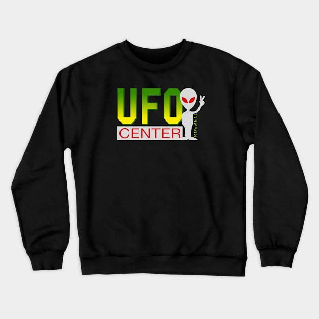 UFO Center Crewneck Sweatshirt by Nazonian